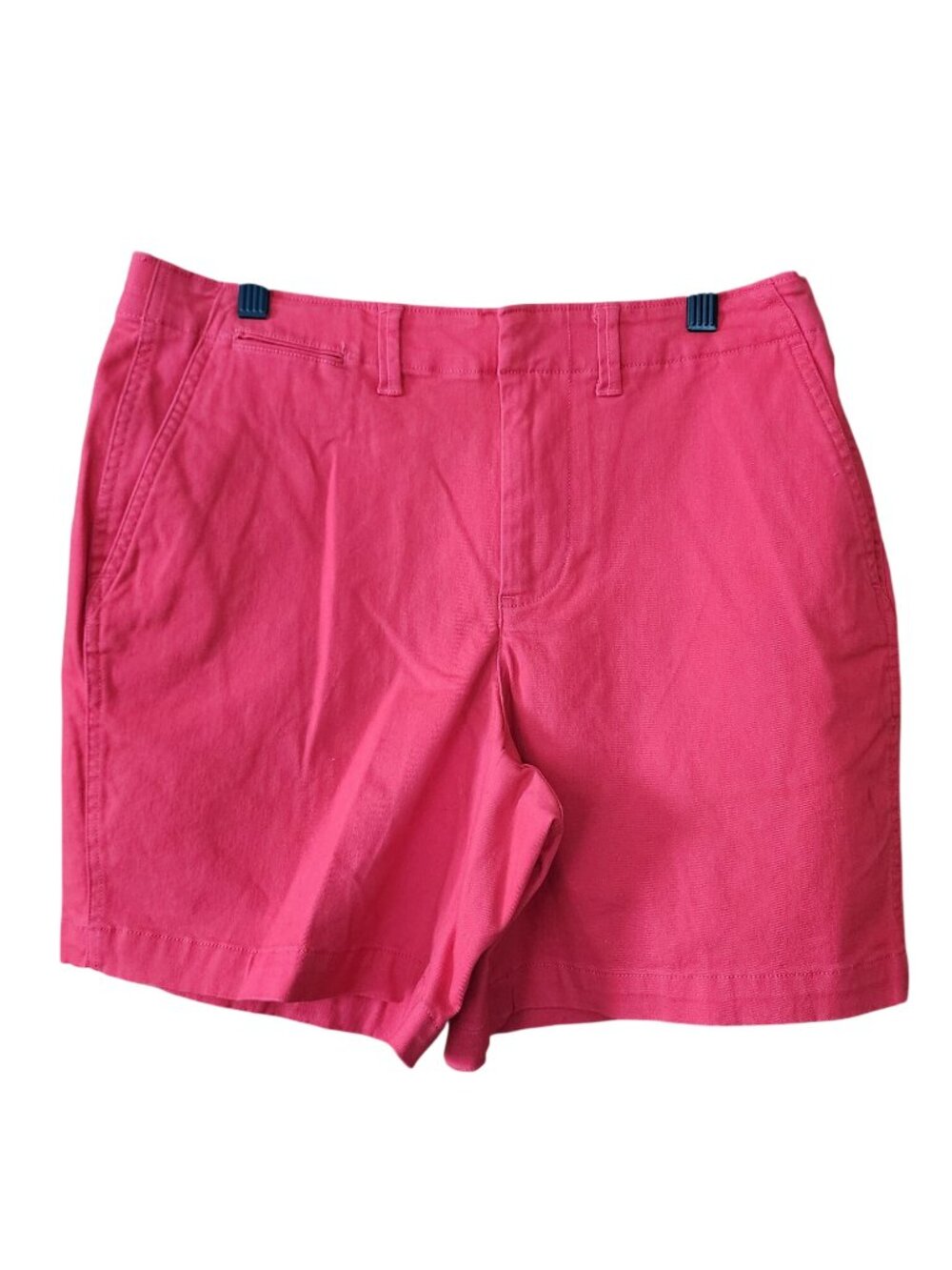 Lands End Red 7" Chino Shorts Womens Size 8P NWT